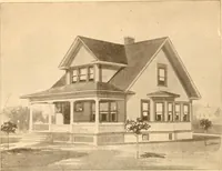 An illustration from Radford's Combined House and Barn Plan Book (1908)