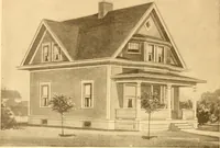 An illustration from Radford's Combined House and Barn Plan Book (1908)