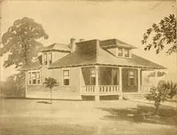 An illustration from Radford's Combined House and Barn Plan Book (1908)