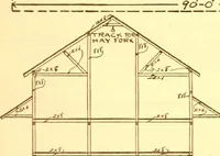 An illustration from Radford's Combined House and Barn Plan Book (1908)