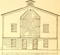 An illustration from Radford's Combined House and Barn Plan Book (1908)