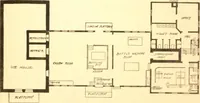 An illustration from Radford's Combined House and Barn Plan Book (1908)