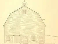 An illustration from Radford's Combined House and Barn Plan Book (1908)