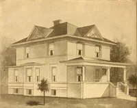 An illustration from Radford's Combined House and Barn Plan Book (1908)