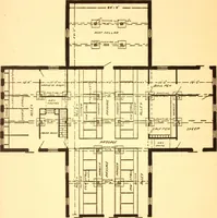An illustration from Radford's Combined House and Barn Plan Book (1908)
