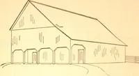 An illustration from Radford's Combined House and Barn Plan Book (1908)