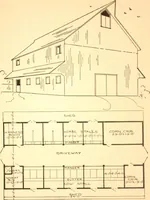 An illustration from Radford's Combined House and Barn Plan Book (1908)