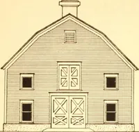An illustration from Radford's Combined House and Barn Plan Book (1908)