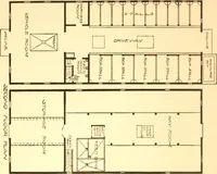 An illustration from Radford's Combined House and Barn Plan Book (1908)