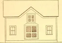An illustration from Radford's Combined House and Barn Plan Book (1908)