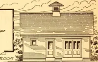 An illustration from Radford's Combined House and Barn Plan Book (1908)
