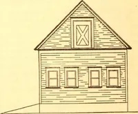 An illustration from Radford's Combined House and Barn Plan Book (1908)