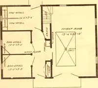 An illustration from Radford's Combined House and Barn Plan Book (1908)