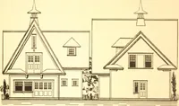 An illustration from Radford's Combined House and Barn Plan Book (1908)