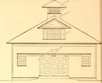 An illustration from Radford's Combined House and Barn Plan Book (1908)