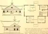 An illustration from Radford's Combined House and Barn Plan Book (1908)