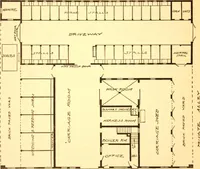 An illustration from Radford's Combined House and Barn Plan Book (1908)