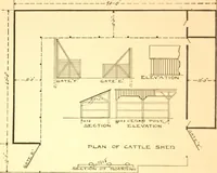 Picture 284 of 343 from Radford's Combined House and Barn Plan Book (1908), leaf 237