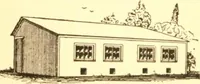 An illustration from Radford's Combined House and Barn Plan Book (1908)