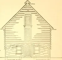 An illustration from Radford's Combined House and Barn Plan Book (1908)