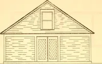 An illustration from Radford's Combined House and Barn Plan Book (1908)