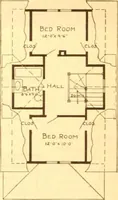 An illustration from Radford's Combined House and Barn Plan Book (1908)