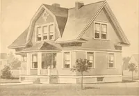 An illustration from Radford's Combined House and Barn Plan Book (1908)