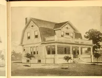 An illustration from Radford's Combined House and Barn Plan Book (1908)
