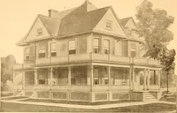 An illustration from Radford's Combined House and Barn Plan Book (1908)