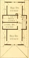 An illustration from Radford's Combined House and Barn Plan Book (1908)