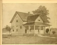 An illustration from Radford's Combined House and Barn Plan Book (1908)