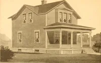 An illustration from Radford's Combined House and Barn Plan Book (1908)