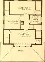 An illustration from Radford's Combined House and Barn Plan Book (1908)