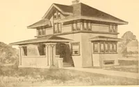 An illustration from Radford's Combined House and Barn Plan Book (1908)
