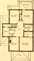 An illustration from Radford's Combined House and Barn Plan Book (1908)
