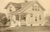 An illustration from Radford's Combined House and Barn Plan Book (1908)
