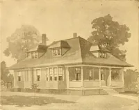 An illustration from Radford's Combined House and Barn Plan Book (1908)