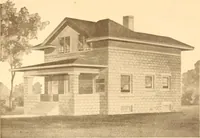 An illustration from Radford's Combined House and Barn Plan Book (1908)