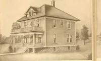 An illustration from Radford's Combined House and Barn Plan Book (1908)