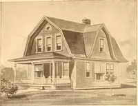 An illustration from Radford's Combined House and Barn Plan Book (1908)