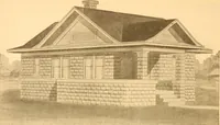 An illustration from Radford's Combined House and Barn Plan Book (1908)