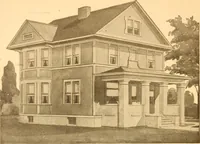 An illustration from Radford's Combined House and Barn Plan Book (1908)