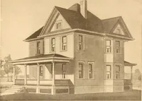 An illustration from Radford's Combined House and Barn Plan Book (1908)