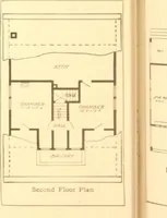 An illustration from Radford's Combined House and Barn Plan Book (1908)
