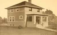 An illustration from Radford's Combined House and Barn Plan Book (1908)