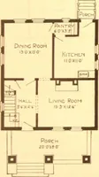 An illustration from Radford's Combined House and Barn Plan Book (1908)