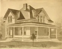 An illustration from Radford's Combined House and Barn Plan Book (1908)