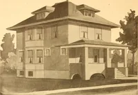 An illustration from Radford's Combined House and Barn Plan Book (1908)