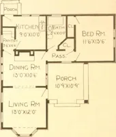 An illustration from Radford's Combined House and Barn Plan Book (1908)