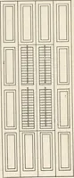 An illustration from Sash, doors, blinds, mouldings, and all kinds of millwork (1904)